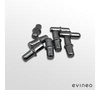 evineo ineo set di perni di supporto per ripiani per colonna, 8 pezzi, BL000047, ineo4; ineo5 [Mobili da Bagno > Ricambi per Mobili da Bagno]