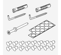 evineo ineo2.5 set di fissaggio per colonna, BL001165, ineo2.5 [Parti di Ricambio > per Mobili da Bagno]