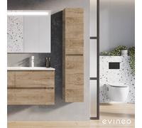 evineo ineo2 colonna con 2 ante, con maniglia incassata, BE0704OP, ineo2 [Mobili da Bagno > Colonne]