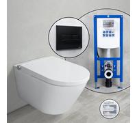 evineo ineo3 ECO soft SET completo smart WC con elemento incasso neeos,, BE0628WH+16601BM#SET, ineo3 bianco [WC > Smart WC con Elementi Incasso]