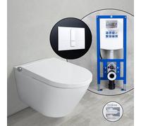 evineo ineo3 ECO soft SET completo smart WC con elemento incasso neeos,, BE0628WH+16791WH#SET, ineo3 bianco [WC > Smart WC con Elementi Incasso]