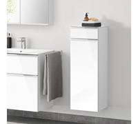 evineo ineo4 mobiletto laterale con 1 cassetto, 1 anta, con maniglia, BE0210WH, ineo4 [Mobili da Bagno > Mobili Complementari]