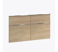 evineo ineo4 set frontale scomparto estraibile per mobile La: 128 cm, per sistema di estrazione Hettich, con 4 scomparti estraibili, per maniglie a profilo, BL000870, ineo4 rovere [Mobili da Bagno > R