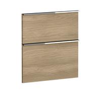 evineo ineo4 set frontale scomparto estraibile per mobile La: 53 cm con 2 estraibili, con manico maniglia, BL000333, ineo4 rovere [Mobili da Bagno > Ricambi per Mobili da Bagno]