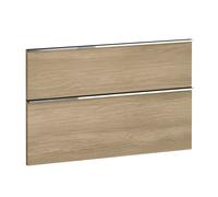 evineo ineo4 set frontale scomparto estraibile per mobile La: 93 cm con 2 estraibili, con manico maniglia, BL000483, ineo4 rovere [Mobili da Bagno > Ricambi per Mobili da Bagno]