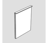 evineo ineo4 sportello di ricambio per mobile 43 cm, battuta a destra, per manico maniglia, BL001320WM, ineo4 bianco opaco [Mobili da Bagno > Ricambi per Mobili da Bagno]