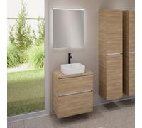 evineo ineo5 evo mobile La: 60 cm con 2 scomparti estraibili, ineo7 lavabo La: 37,5 cm bianco opaco, con specchio illuminato ineo,, BE0940WM+BE0956O BE0962O BEA009MI, ineo7; ineo5 evo [Mobili da Bag