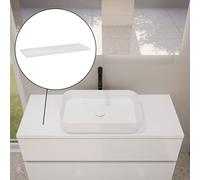 evineo ineo5 evo top La: 120,5 A: 3,2 cm, BE0965WH, ineo5 evo [Mobili da Bagno > Top]