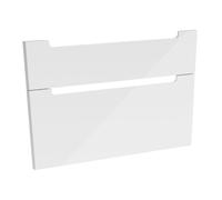 evineo ineo5 frontale scomparto estraibile per mobile 120 cm, per sistema di estrazione Hettich, con 2 scomparti estraibili, con maniglie incassate, BL000524, ineo5 bianco finitura a specchio [Mobili 