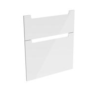 evineo ineo5 frontale scomparto estraibile per mobile 60 cm, per sistema di estrazione Hettich, con 2 scomparti estraibili, con maniglie incassate, BL000358, ineo5 bianco finitura a specchio [Mobili d