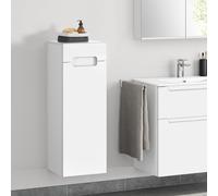 evineo ineo5 mobiletto laterale con 1 cassetto, 1 anta, con maniglia incassata, BE0309WM, ineo5 [Mobili da Bagno > Mobili Complementari]