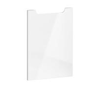 evineo ineo5 set frontale anta per mobile con maniglia incassata La: 43 cm, 1 ante, battuta a destra, BL000304, ineo5 bianco finitura a specchio [Mobili da Bagno > Ricambi per Mobili da Bagno]