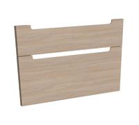 evineo ineo5 set frontale scomparto estraibile per mobile 101 cm, per sistema di estrazione Hettich, con 2 scomparti estraibili, con maniglie incassate, BL000909, ineo5 rovere [Mobili da Bagno > Ricam