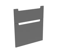 evineo ineo5 set frontale scomparto estraibile per mobile 61 cm, per sistema di estrazione Hettich, con 2 scomparti estraibili, con maniglie incassate, BL000860, ineo5 antracite opaco [Mobili da Bagno