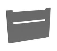 evineo ineo5 set frontale scomparto estraibile per mobile La: 101 cm, per sistema di estrazione Hettich, con 2 scomparti estraibili, con maniglia incassata, BL000908, ineo5 antracite opaco [Mobili da 