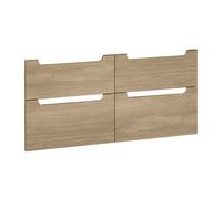 evineo ineo5 set frontale scomparto estraibile per mobile La: 129 cm, per sistema di estrazione Hettich, con 4 scomparti estraibili, con maniglia incassata, BL000416, ineo5 rovere [Mobili da Bagno > R