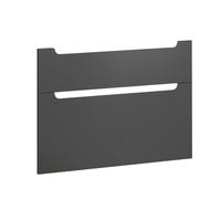 evineo ineo5 set frontale scomparto estraibile per mobile La: 99 cm, per sistema di estrazione Hettich, con 2 scomparti estraibili, con maniglia incassata, BL000491, ineo5 antracite opaco [Mobili da B