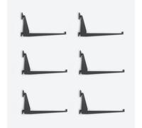 evineo ineo7 set di supporti per ripiani per armadietto a specchio, 6 pezzi, BL001184, ineo7 [Armadietti a Specchio > Ricambi per Armadietti a Specchio]