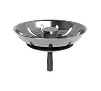 evineo m10 valvola filtro a cestello per lavello con eccentrico, EV1012, m10 acciaio inox satinato lucido [Lavelli da Cucina > Ricambi per Lavelli da Cucina]