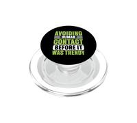 Evitare il contatto umano prima che fosse alla moda Introvert PopSockets PopGrip per MagSafe