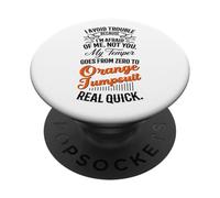 Evito i guai perché ho paura di me, non di te umorismo divertente PopSockets PopGrip Adesivo