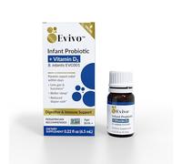 Evivo Gocce probiotiche infantili | Elementi essenziali per il bambino per alleviare coliche e gas | Sicuro per i neonati | Facilita piangere, irritare, coliche, gas e dermatite da pannolino |