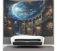 EVMILA Tappezzeria 3D Libreria Decorazione Casa Poster Arte Arazzo Murale Morbido Poliestere Per Bambini Camera Soggiorno Tenda 130cmx150cm