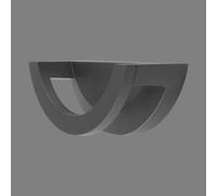 EVN Halbo applique LED da esterni alluminio, IP65 EVN