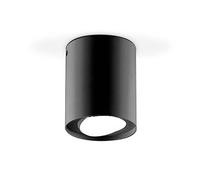 EVN Kardanus plafoniera LED Ø 9 cm, nero EVN