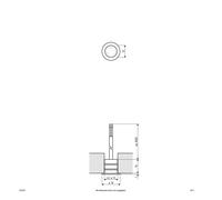 EVN LD2103 spot incasso 12V IP68 Ø1,8cm 0,2W blu EVN