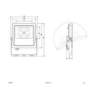 EVN Panthera Faretto da esterno a LED IP65 10W 4.000K EVN