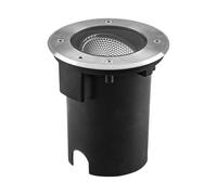EVN Pentola faretto da incasso per pavimento a LED Ø 18 cm acciaio inox EVN