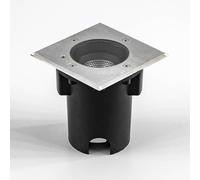 EVN Pentola lampada a incasso in acciaio inox 13,5x13,5 3.000K EVN