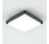 EVN plafoniera LED da esterni Tectum, 23x23 cm, antracite, 150 EVN