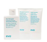 Evo Hydrate The Therapist Hydrating Shampoo 300ml Mask 150ml Head Mistress Cutic