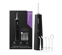 EVO Jet-1 Water Flosser: strumenti dentali avanzati con 5 ugelli a rilascio facile, 8 intensità, 2 modalità di getto d'acqua, manico impermeabile ed ergonomico, timer da 2 minuti con spegnimento