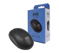 EVO LABS MO-001 - Mini mouse USB nero opaco