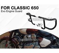 Evo Parafango Motore, Nero Adatto Per Royal Enfield Classic 650