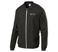 Evo Puma Puma-Giacca Bomber a Strisce, Taglia M, Colore: Nero