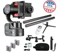 EVO SS Wearable Gimbal stabilizzatore per GoPro Hero4 a HERO6 nero e più - 1 anni di garanzia usa | Bundle include: Extra batterie + telecomando + treppiede + pali + smartphone Mount