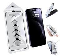 Evo Tech for iPhone Invisible Artifact Screen Protector, Evotech Protection Ecran, HD Anti-Peep Privacy Screen Protector Silk Screen Bubble-Free Room Tempered Film for iPhone (Privacy,15 Pro Max)