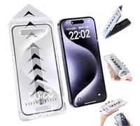 Evo Tech for iPhone Invisible Artifact Screen Protector, Evotech Protection Ecran, HD Anti-Peep Privacy Screen Protector Dust and Bubble-Free for iPhone.. (HD Clear,for iPhone 15Pro)