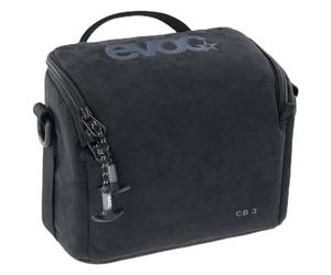 EVOC Borsa a tracolla per fotocamera CB 3 (imbottitura efficiente, scomparto idrorepellente, incl. tiretto per cerniera a T, dimensioni: 10 x 14 x 20 cm, volume: 3 l), nero