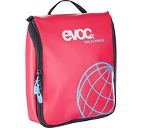EVOC Borsa organizzatrice MULTI POUCH, borsa portaoggetti (versatile, scomparti pratici, materiale idrorepellente e robusto, con ganci di fissaggio, senza PVC), rosso