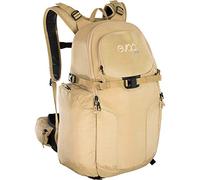 EVOC CP 18l Outdoor Camera Backpack per attrezzatura fotografica professionale (imbottito, sistema di trasporto ergonomico, sistema di cinghie per piccozze, sci, snowboard o treppiede), Gold