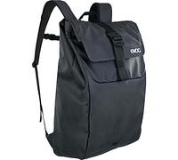 EVOC DUFFLE BACKPACK 26, pratico zaino da giorno (zaino da trekking ideale con tasche laterali elastiche, zaino impermeabile, dimensioni: 17 x 31 x 50 cm, volume: 26 l), grigio carbonio - nero