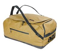 EVOC DUFFLE BAG 100 borsa impermeabile per viaggi e attrezzature (tracolla staccabile, tasca esterna separata, uso universale, inclusa borsa integrata, senza PVC, impermeabile), Curry/Nero
