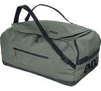 EVOC DUFFLE BAG 100, borsa sportiva (Tarpualin impermeabile e 100% senza PVC, spallacci imbottiti, volume: 100l, peso: 1.215 g, dimensioni: 70 x 40 x 35 cm), Dark Olive - Black