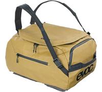 EVOC DUFFLE BAG 40 borsa da viaggio impermeabile (tracolla rimovibile, tasca esterna separata, utilizzo universale, sistema BRACE LINK, senza PVC, borsa per attrezzatura impermeabile), Curry/Nero