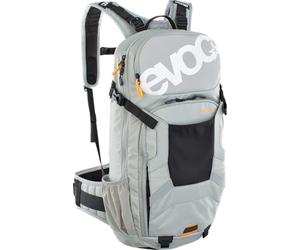 EVOC FR ENDURO 16 zaino tecnico per bicicletta Zaino per escursioni in bicicletta (LITESHIELD BACK PROTECTOR 95%, protezioni, scomparto attrezzi, scomparto vescica d'idratazione 3l), grigio pietra